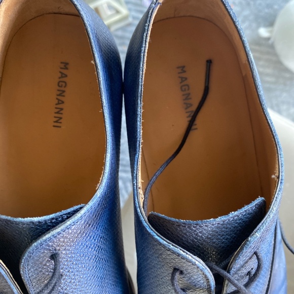 Men\'s Blue Leather Dress Shoes main image 7